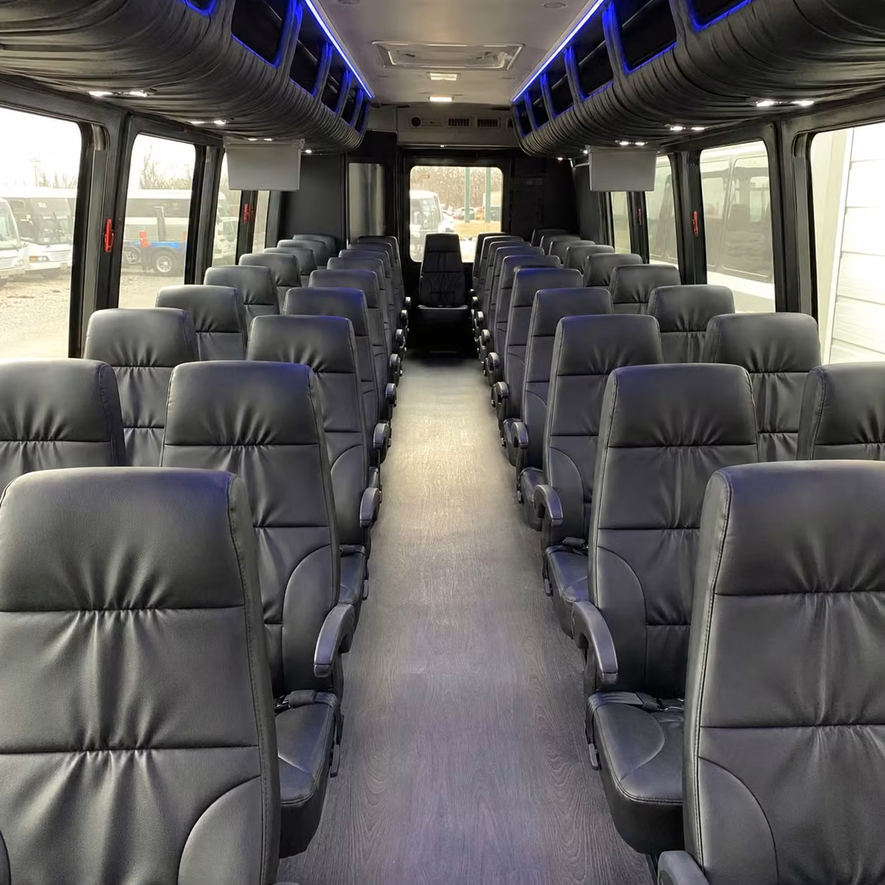 35 passenger minibus inside