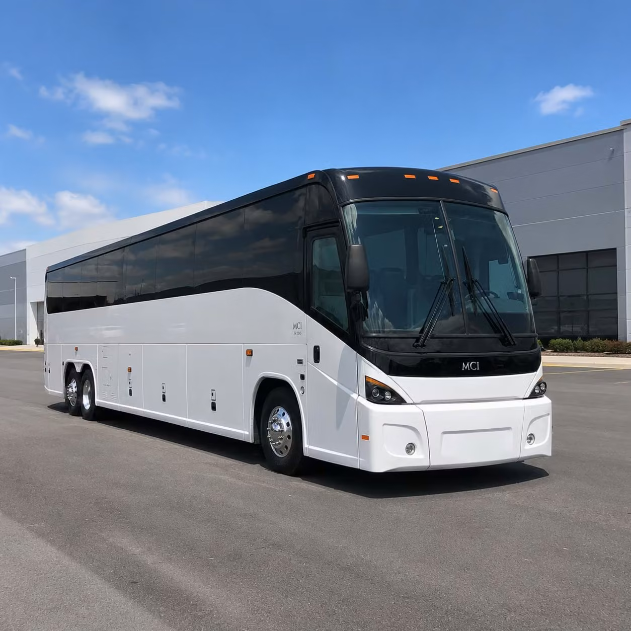 omaha charter bus rental exterior
