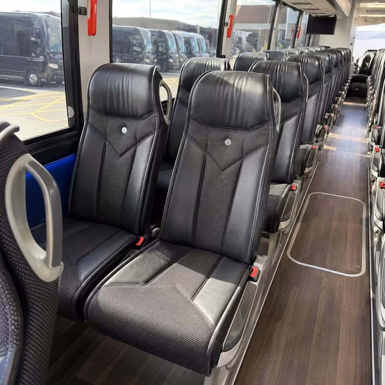omaha charter bus rental inside