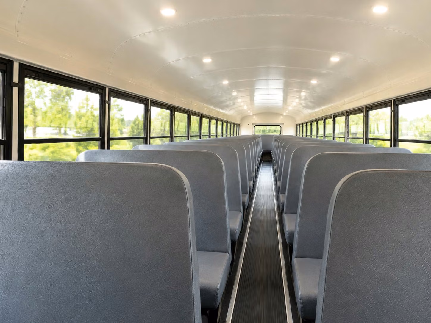 school bus interior