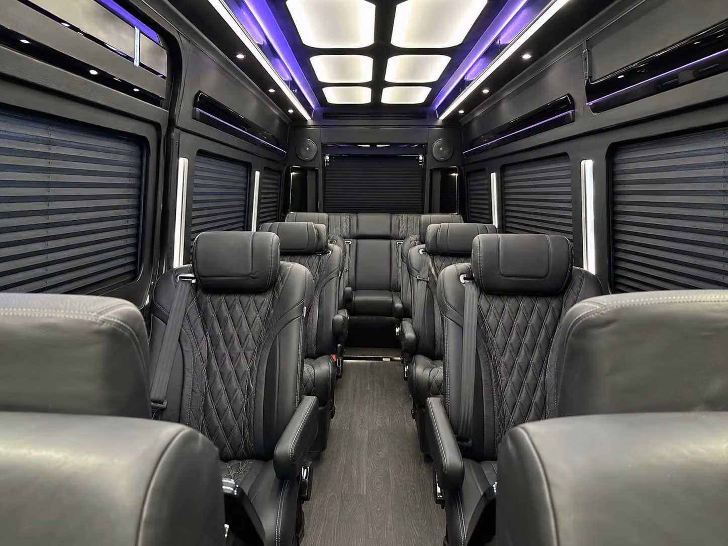 sprinter van with driver interior